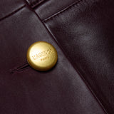 L'AGENCE - Tora Leather Blazer Dress