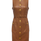L'AGENCE - Ronin Vegan Leather Dress