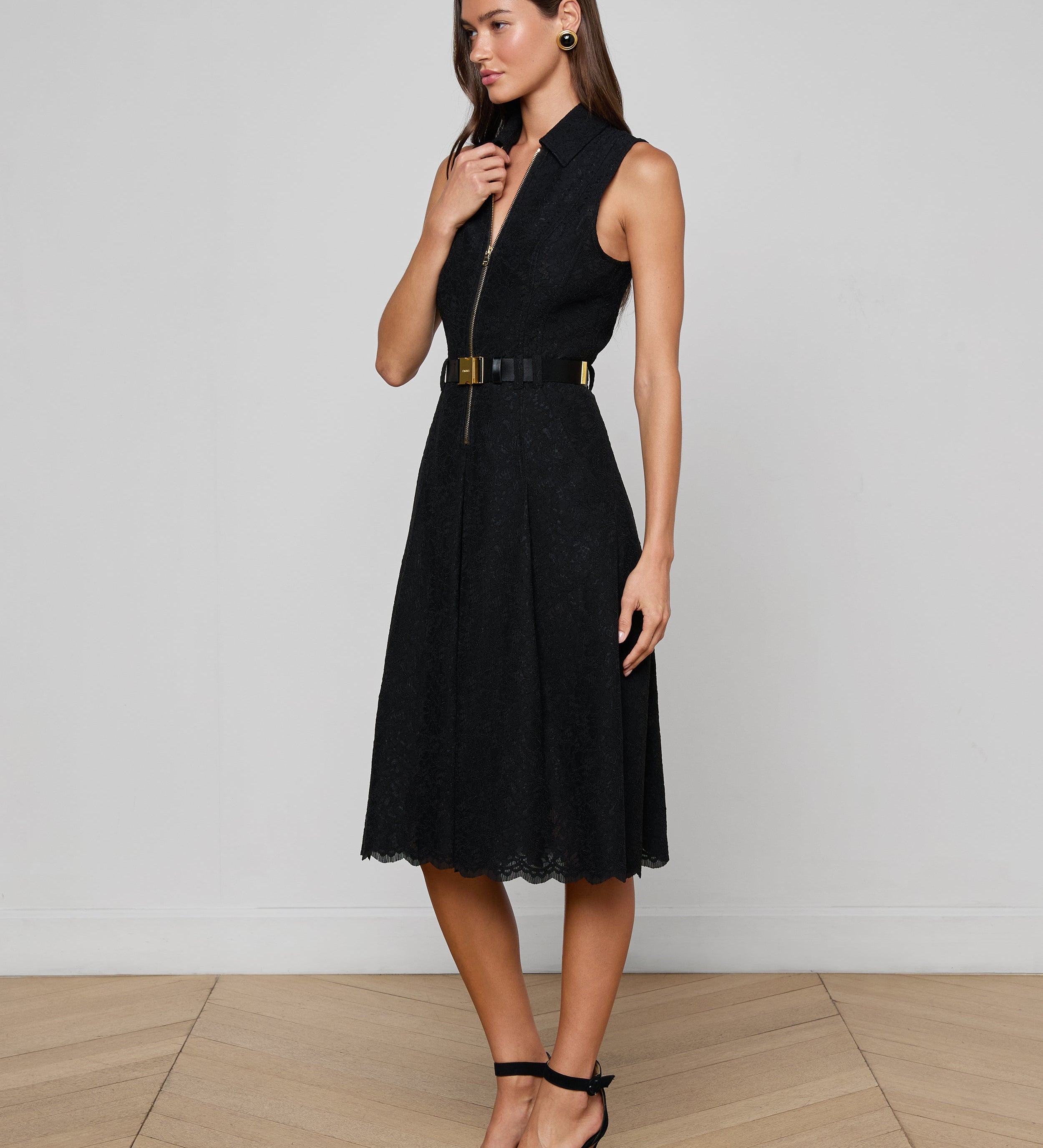 L'AGENCE - Kylo Lace Shirt Dress