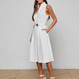L'AGENCE - Kylo Poplin Shirt Dress