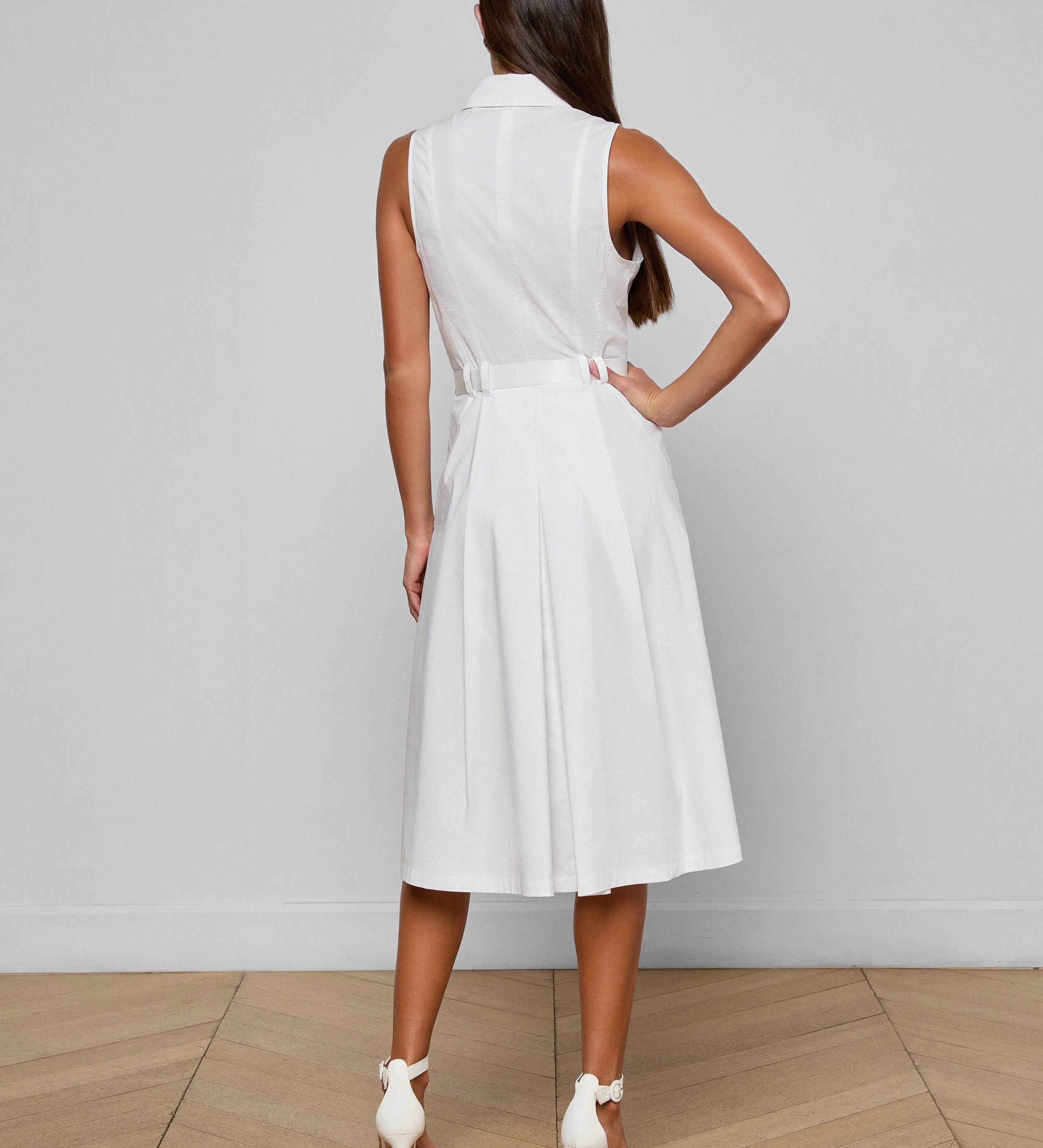 L'AGENCE - Kylo Poplin Shirt Dress