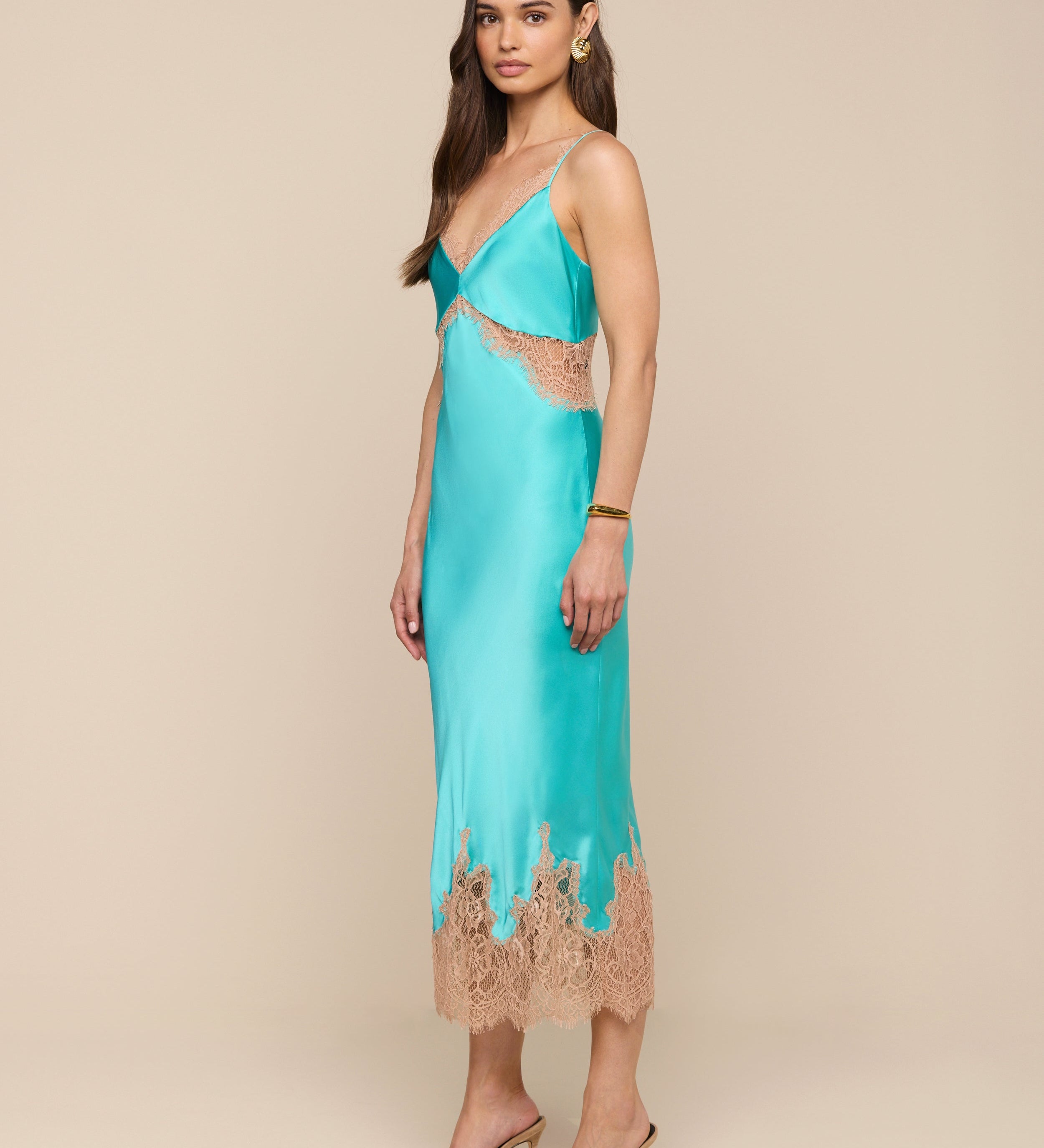 L'AGENCE - Scotly Silk Lace Dress
