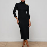 L'AGENCE - Voletta Turtleneck Knit Dress