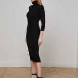 L'AGENCE - Voletta Turtleneck Knit Dress