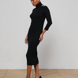 L'AGENCE - Voletta Turtleneck Knit Dress