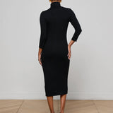 L'AGENCE - Voletta Turtleneck Knit Dress
