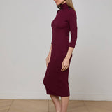 L'AGENCE - Voletta Turtleneck Midi Dress