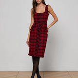 L'AGENCE - Aya Tweed Midi Dress