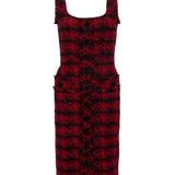 L'AGENCE - Aya Tweed Midi Dress