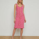 L'AGENCE - Aya Tweed Midi Dress