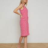 L'AGENCE - Aya Tweed Midi Dress