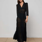 L'AGENCE - Seraphina Tiered Maxi Dress