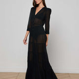 L'AGENCE - Seraphina Tiered Maxi Dress