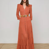 L'AGENCE - Seraphina Tiered Maxi Dress