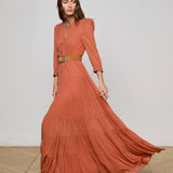L'AGENCE - Seraphina Tiered Maxi Dress