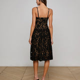 L'AGENCE - Flyn Lace Midi Dress