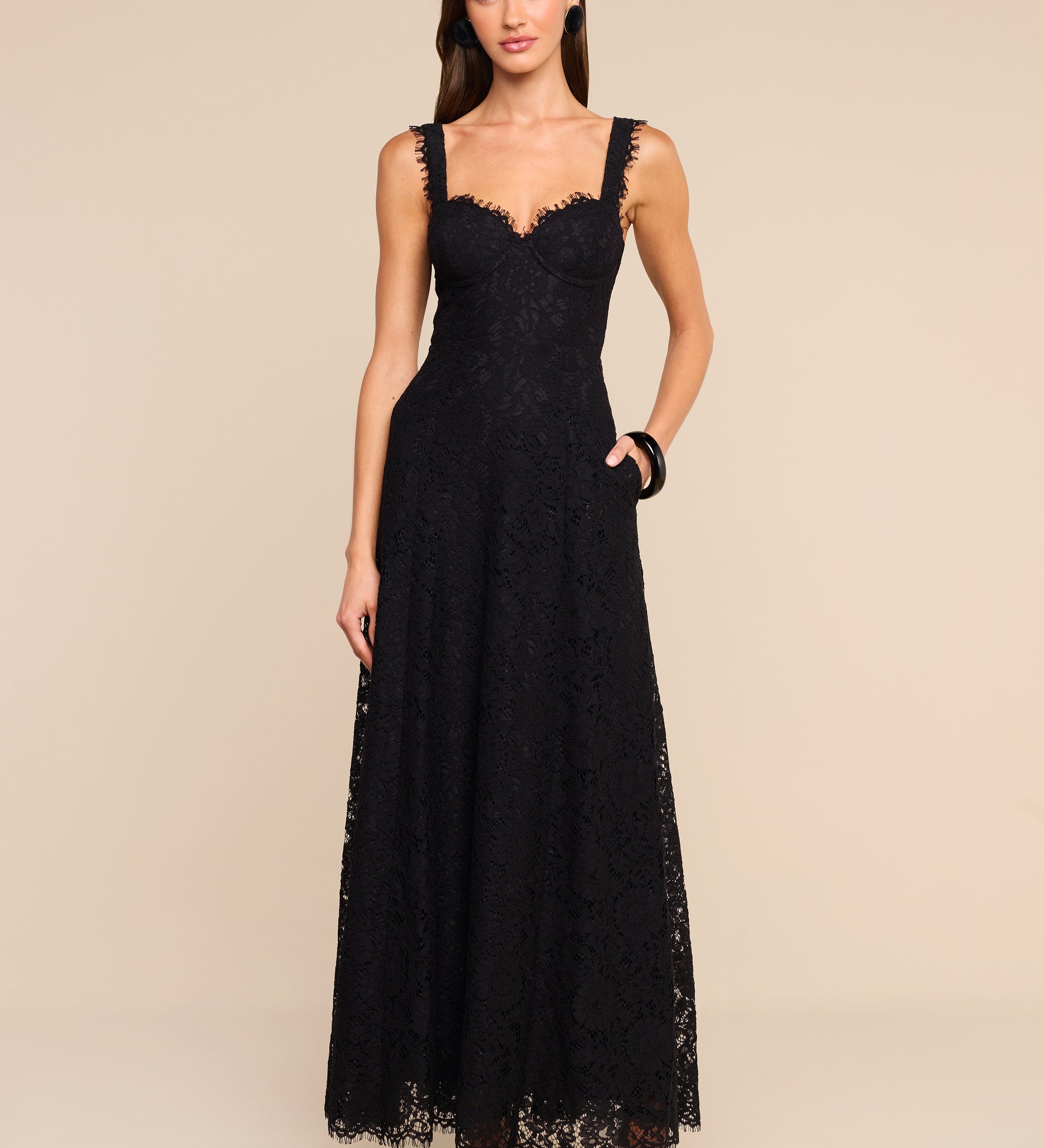 L'AGENCE - Sutton Lace Maxi Dress