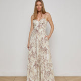 L'AGENCE - Sutton Beaded Strap Maxi Dress