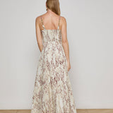 L'AGENCE - Sutton Beaded Strap Maxi Dress