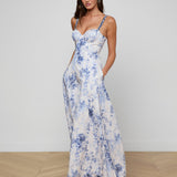 L'AGENCE - Sutton Beaded Strap Gown