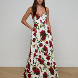 L'AGENCE - Sutton Beaded Strap Gown