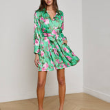 L'AGENCE - Virlen Satin Shirt Dress