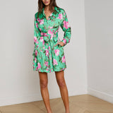 L'AGENCE - Virlen Satin Shirt Dress