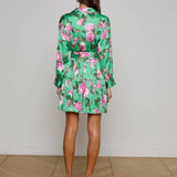 L'AGENCE - Virlen Satin Shirt Dress