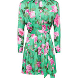 L'AGENCE - Virlen Satin Shirt Dress