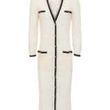 L'AGENCE - Whisper Lace Cardigan Dress