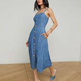 L'AGENCE - Esmeralda Chambray Dress