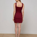 L'AGENCE - Midy Button-Front Dress