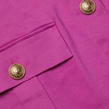 L'AGENCE - Midy Button-Front Dress
