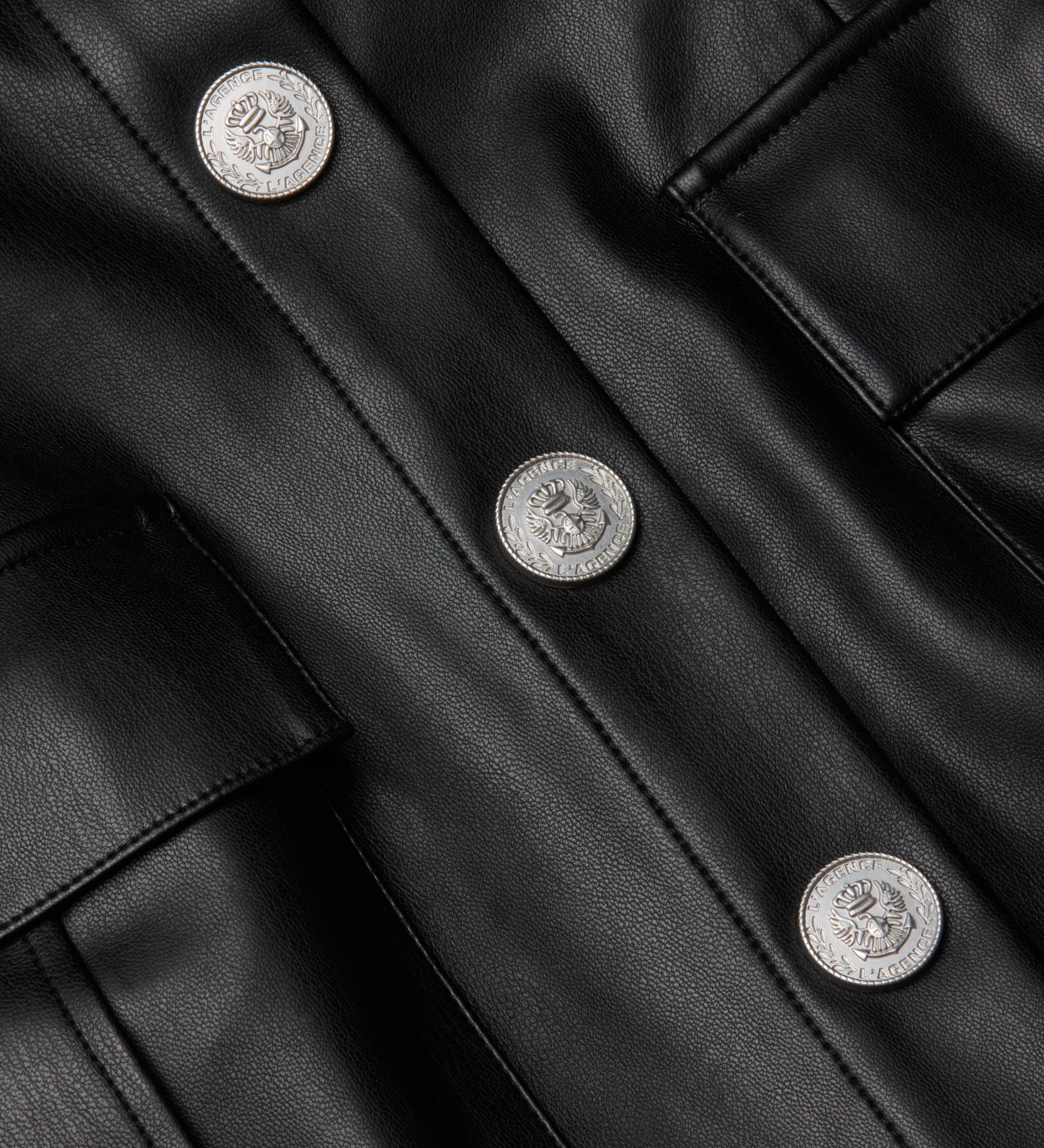 L'AGENCE - Midy Vegan Leather Dress