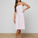 L'AGENCE - Mitzy Linen Midi Dress