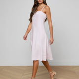 L'AGENCE - Mitzy Linen Midi Dress
