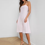 L'AGENCE - Mitzy Linen Midi Dress
