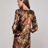 L'AGENCE - Octavia Sequin Shift Dress