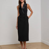 L'AGENCE - Catherine Tuxedo Midi Dress