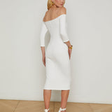 L'AGENCE - Zolita Off-The-Shoulder Dress