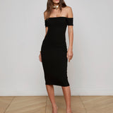 L'AGENCE - Yazzy Off-The-Shoulder Dress