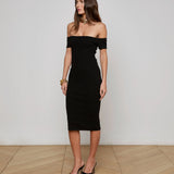 L'AGENCE - Yazzy Off-The-Shoulder Dress