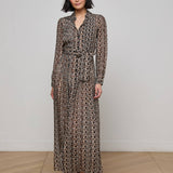 L'AGENCE - Klaudia Silk Shirt Dress