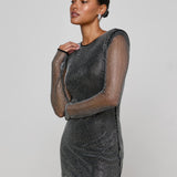 L'AGENCE - Harlynn Crystal Mini Dress