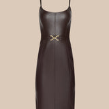 L'AGENCE - Halia Vegan Leather Dress