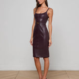 L'AGENCE - Halia Vegan Leather Dress