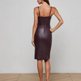 L'AGENCE - Halia Vegan Leather Dress