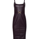 L'AGENCE - Halia Vegan Leather Dress