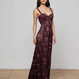 L'AGENCE - Laynie Lace Maxi Dress