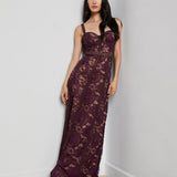 L'AGENCE - Laynie Lace Maxi Dress